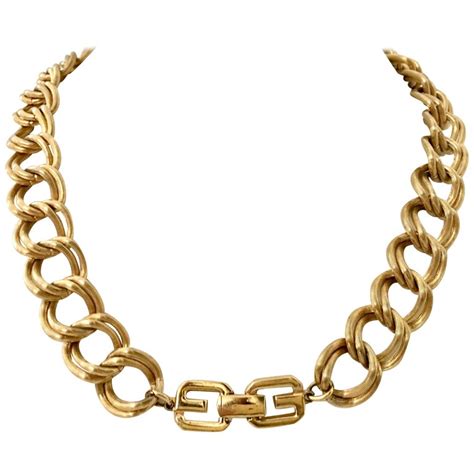 givenchy choker necklace|givenchy long chain necklace.